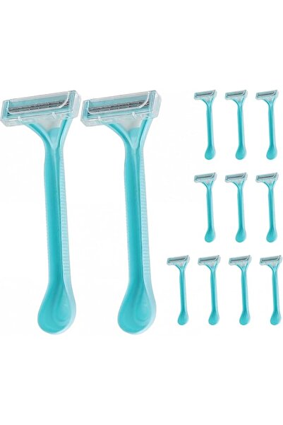Lawazim 3-Blade Women's Disposable Razors - Pack of 12 - Disposable Women's S...