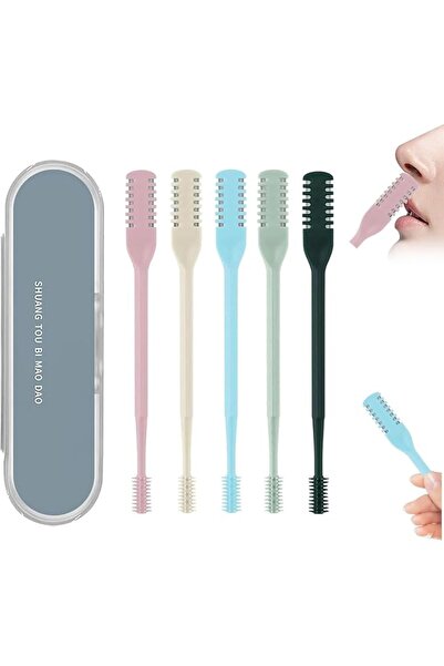 GENERAL Mikacoz 2-in-1 Nose Hair Trimmer, Double-Sided Nose Razor, 360 Degree...