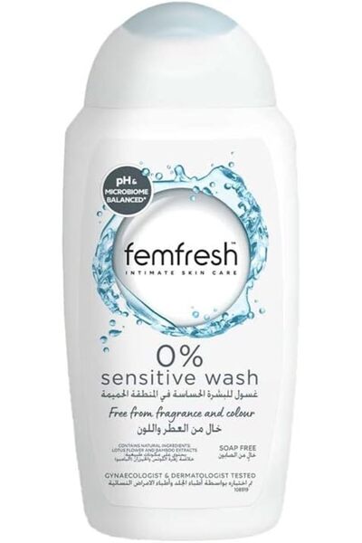 Femfresh Sensitive Feminine Intimate Wash 250 ml – Fragrance & Colorant‑Free ...