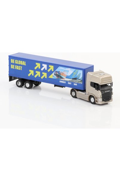 WELLY 1:64 Scale Scania V8 R730 Dorseli Truck 25 cm