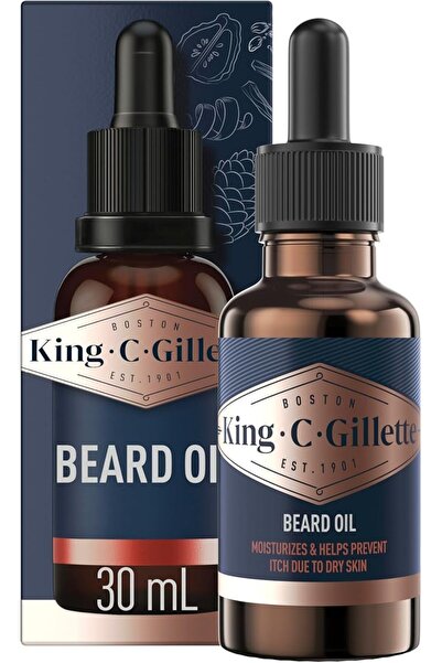 King C. Gillette Beard Oil, Infused with Argan, Jojoba, Avocado, Macadamia Se...