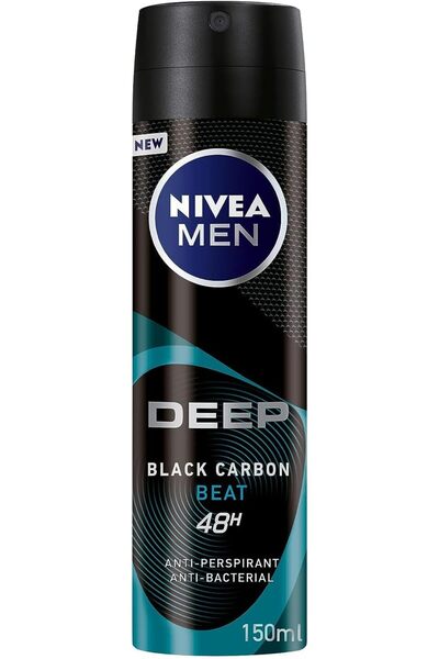 Nivea Body NIVEA MEN Antiperspirant Spray for Men, 48h Protection, DEEP Beat ...