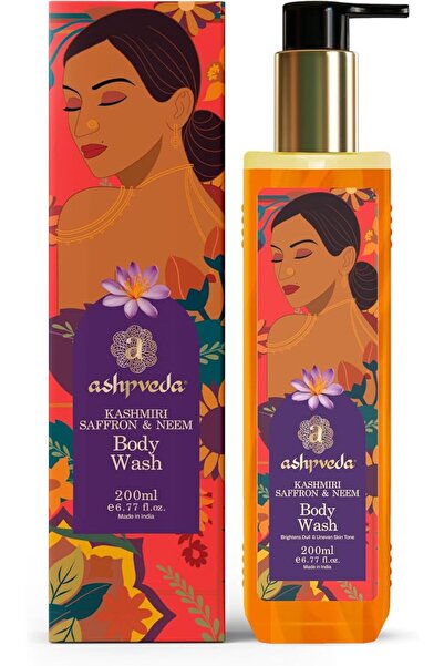 Ashpveda Aishwadha Ayurveda Radiant Kashmiri Herbal Body Wash with Saffron an...