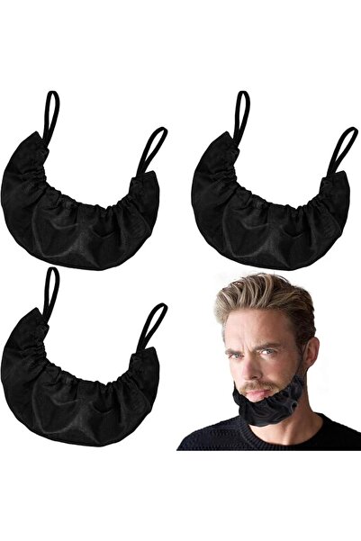 AXIYIBZI 3 Pieces Beard Caps Beard Bonnet for Men Beard Bandana Covers Adjust...