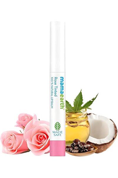 Mamaearth مرطب شفاه ماما إيرث روز تي 100% نباتي 2 جرام (عبوة بلاستر)