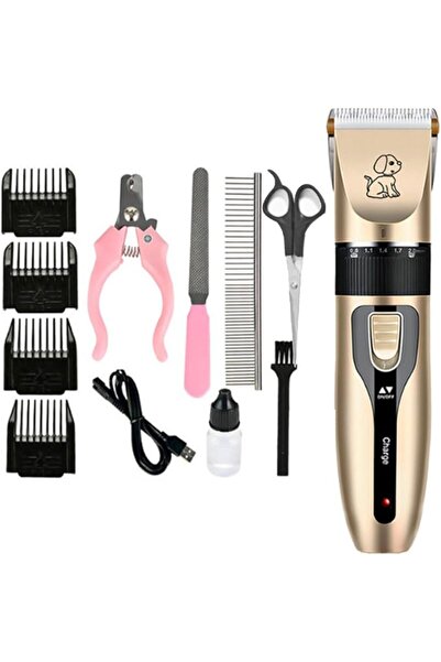 ANYUAN Pet Hair Clippers, Pet Grooming Trimmer, USB Rechargeable, Round-Edge ...
