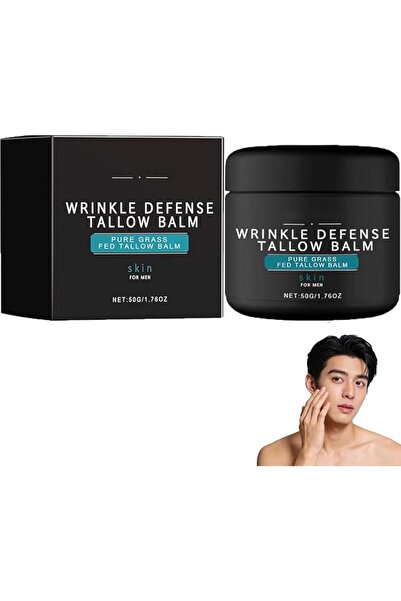 Funinside 50g Beef Tallow Skin Care Cream For Men,Mens Skin Care Creams，Grass...