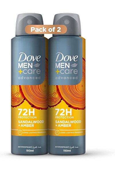 DOVE MEN + CARE DOVE MEN+CARE Antiperspirant Deodorant Spray, Sandalwood & Am...