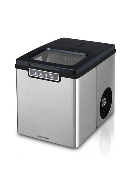 ALSAIF ELEC ALSAIF Stainless Steel Countertop Ice Maker Machine, 1.6L Portabl...