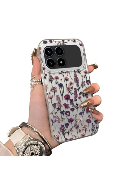 CHICASELUX حافظة هاتف Poco F8 Pro 5G متوافقة مع الطراز الفرنسي باللون الأرجوا...