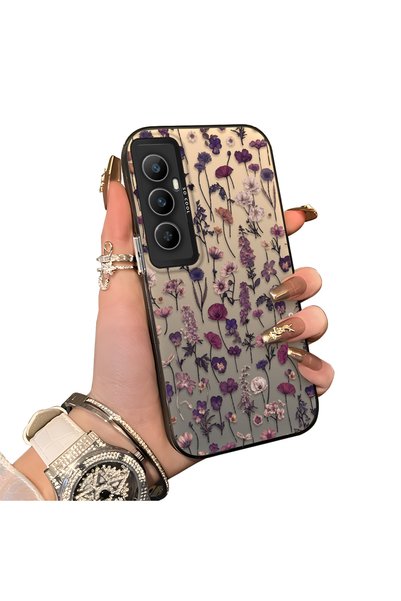 CHICASELUX حافظة هاتف Realme C65 4G متوافقة مع الطراز الفرنسي باللون الأرجوان...