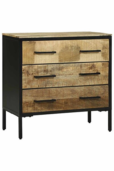 vidaxl Bufet cu sertar 70 x 35 x 70 cm Lemn masiv de mango
