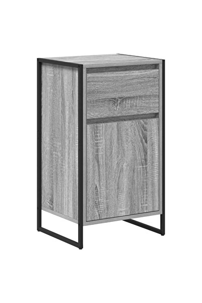 vidaxl Bufet Sonoma gri 43 x 36 x 75,5 cm Lemn prelucrat