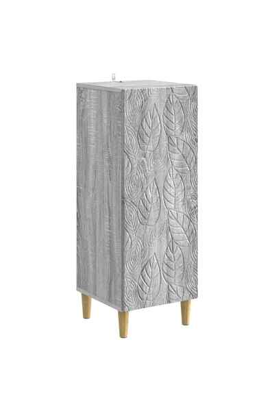 vidaxl Bufet Sonoma gri 33 x 34,5 x 90 cm Lemn prelucrat