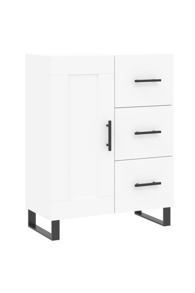 vidaxl Servantă, alb, 69,5x34x90 cm, lemn compozit