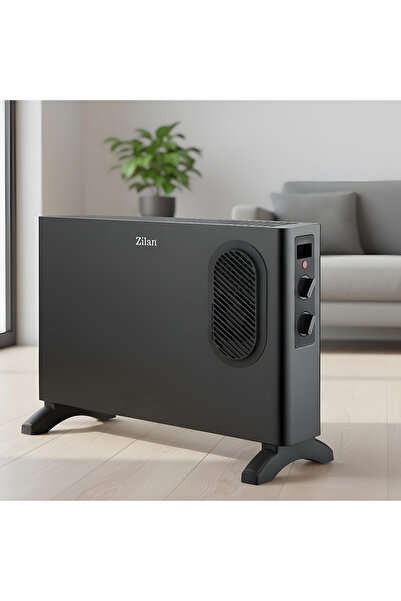 Zilan Convector electric cu ventilator Zln2055, 2000W, termostat reglabil, pr...