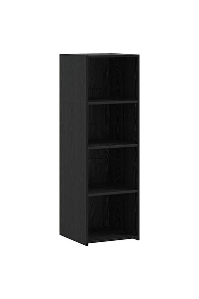 vidaxl Bufet Stejar Negru 40 x 41 x 124 cm Lemn prelucrat