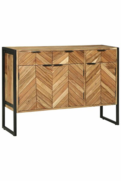 vidaxl Bufet 100 x 30 x 75 cm Lemn masiv de acacia