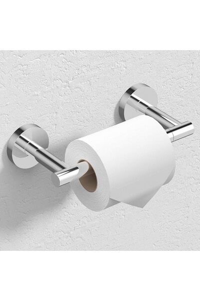 SYOSI Chrome Toilet Paper Holder Wall Mount, Stainless Steel Double Bracket T...