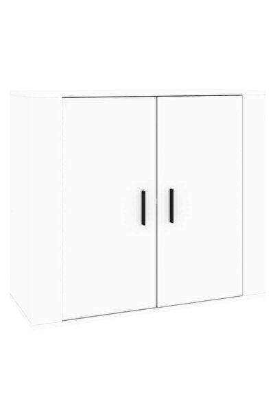 vidaxl Dulap, alb, 80x33x70 cm, lemn prelucrat