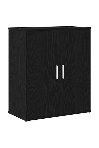 vidaxl Bufet din stejar negru 60x31x70 cm, lemn prelucrat