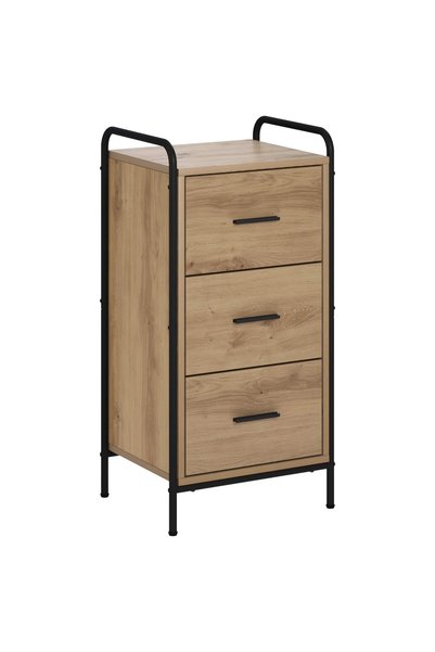 vidaxl Bufet Stejar Artizanal 97 x 33 x 81 cm Lemn prelucrat