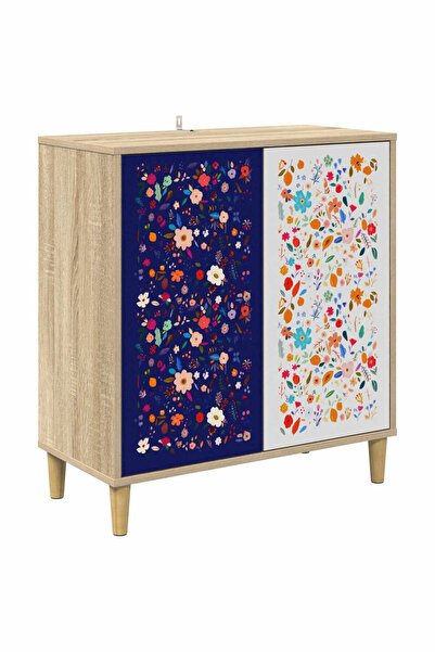 vidaxl Bufet MAINZ Sonoma 69 x 33 x 75 cm Lemn prelucrat