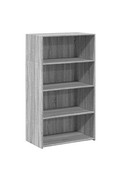 vidaxl Dulap înalt, gri sonoma, 70x41x124 cm, lemn prelucrat