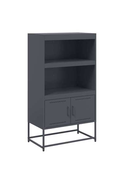 vidaxl Dulap înalt, antracit, 68,5x38,5x123,5 cm, oțel