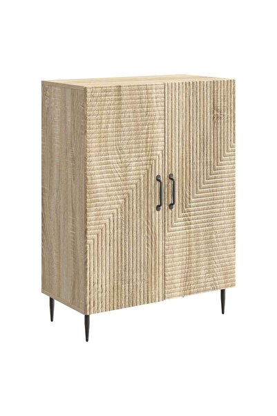 vidaxl Bufet Stejar Sonoma 66 x 34,5 x 89,5 cm Lemn prelucrat