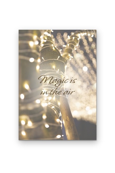 OEM Poster Carton 250g A4 Magia este in aer, Arta de perete motivatoare, A4