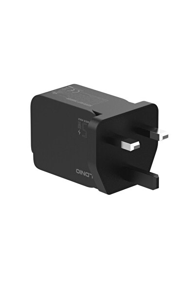 LDNIO Q1 38W Charger – Dual Port (USB-C & USB-A) With QC3.0 Fast Charging Sup...
