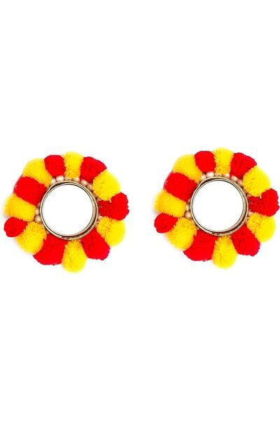 Shreeji Diwali decorative Tea light Candle holder set of 2 for Deepawali deco...