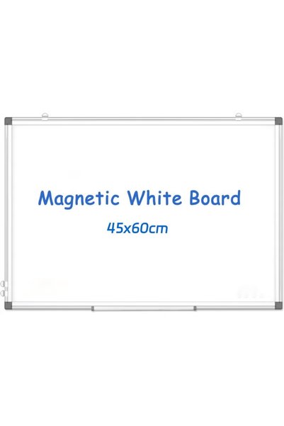 TAPIT Double-Sided White Board,45 x 60cm Dry Erase Board Magnetic Whiteboard ...