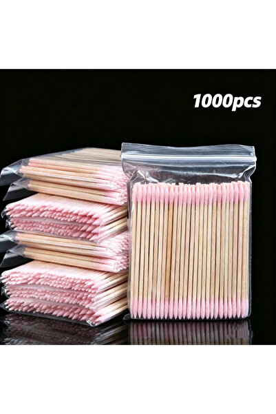 Choice 1000FST 100/300/500 أعواد قطنية ذات رؤوس خشبية للاستخدام مرة واحدة، مص...
