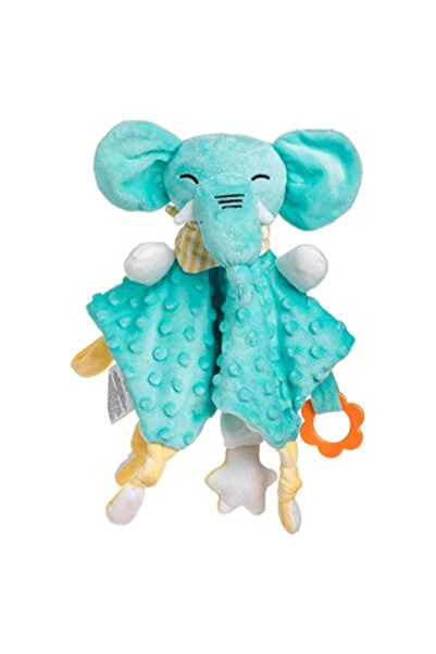 OEM Κουβέρτα μωρού Green Elephant με παιχνίδι οδοντοφυΐας