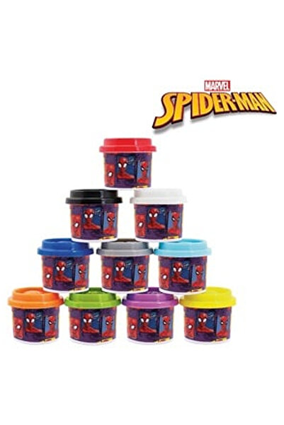 SPIDERMAN DOH Disney Πλαστελίνη σε Σακούλα με 10 Δοχεία & Καπάκι σε Σχήμα 280...