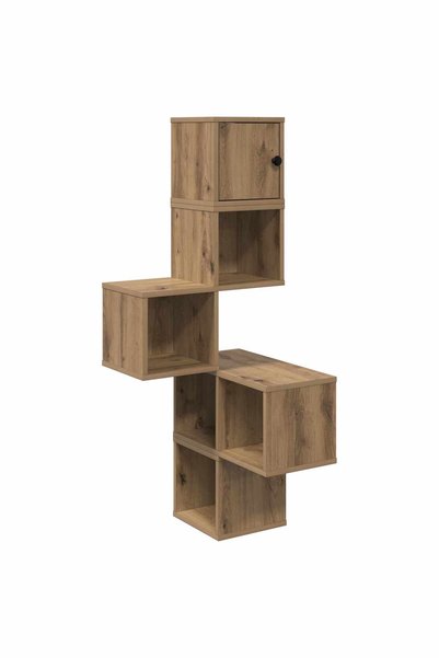 vidaxl Rafters colțar de perete Stejar Artizanal 48 x 48 x 120 cm