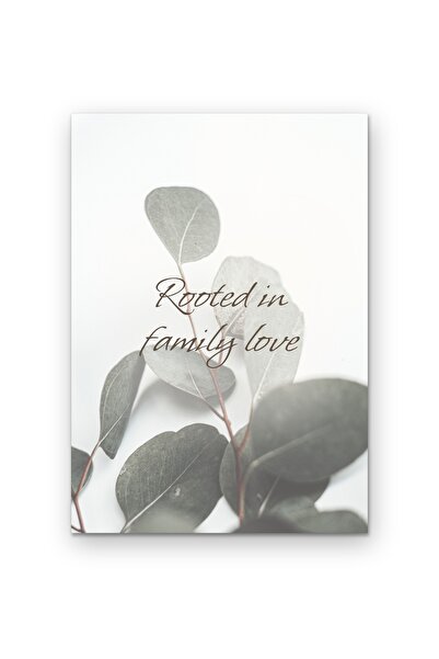 OEM Poster Carton 250g A4 Înrădăcinați în iubirea de familie, Citat motivațio...