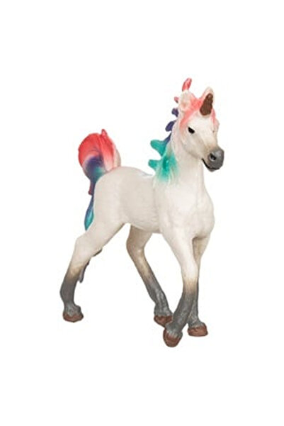 OEM Jucărie Unicorn cu Coama Curcubeu 9x3x9.5cm