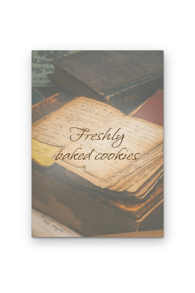 OEM Poster Cardboard 250g A4 Freshly baked cakes, Kitchen design, Matte