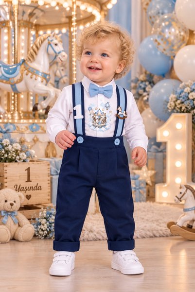 Feriatolye Carousel Themed 1-Year-Old Birthday Outfit
