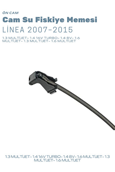 Auden LINEA 2007–2015 ÖN CAM SİLECEK SU FISKİYE MEMESİ SOL, 1.3 multijet- 1.4...