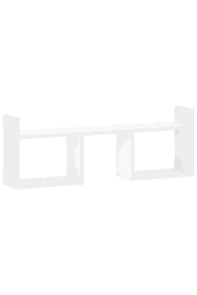vidaxl Raft de perete Alb 90 x 17 x 32 cm Lemn prelucrat