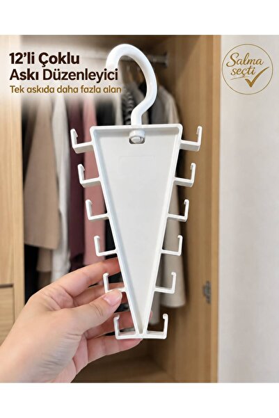 NOY Çoklu Askı Düzenleyici Sihirli Askı Yer Tasarruflu Askı Kıyafet Askısı Ço...