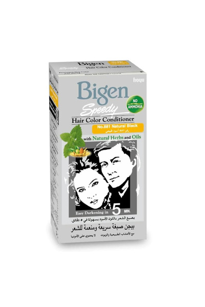BİGEN Speedy Hair Color 881 Natural Black