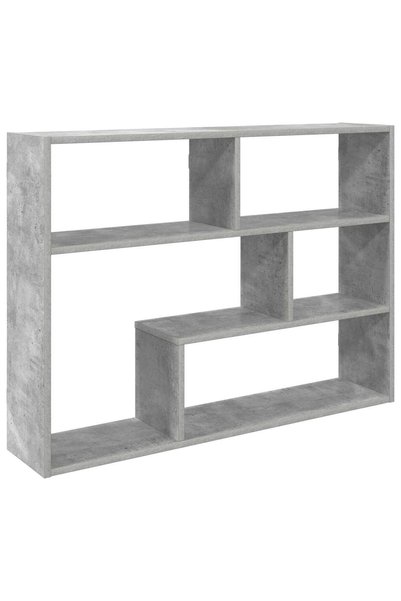 vidaxl Raft de perete Montare pe perete Gri Beton 95 x 20 x 69,5 cm