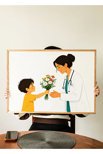 ARTHOUSECOLLECTIVE Medicina / Zbirač zdravlja - Ilustracija doktora i deteta ...