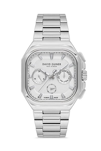 DAVID GUNER Dg-9097Ga-A1 Steel Cord White Color Men's Wristwatch