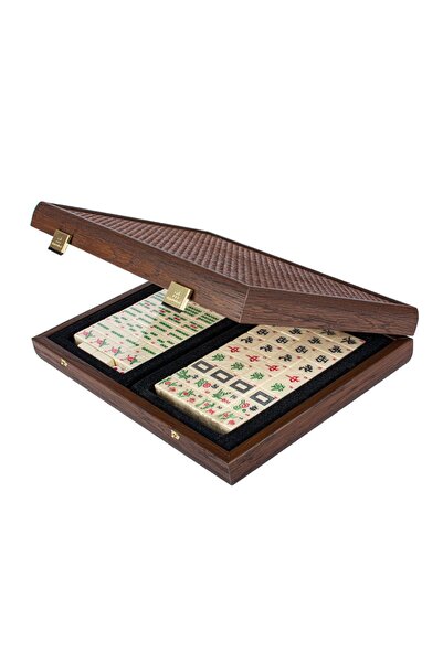 Manopoulos Vântul Ascuns – Mahjong Deluxe într-o Cufără de Lemn Texturat